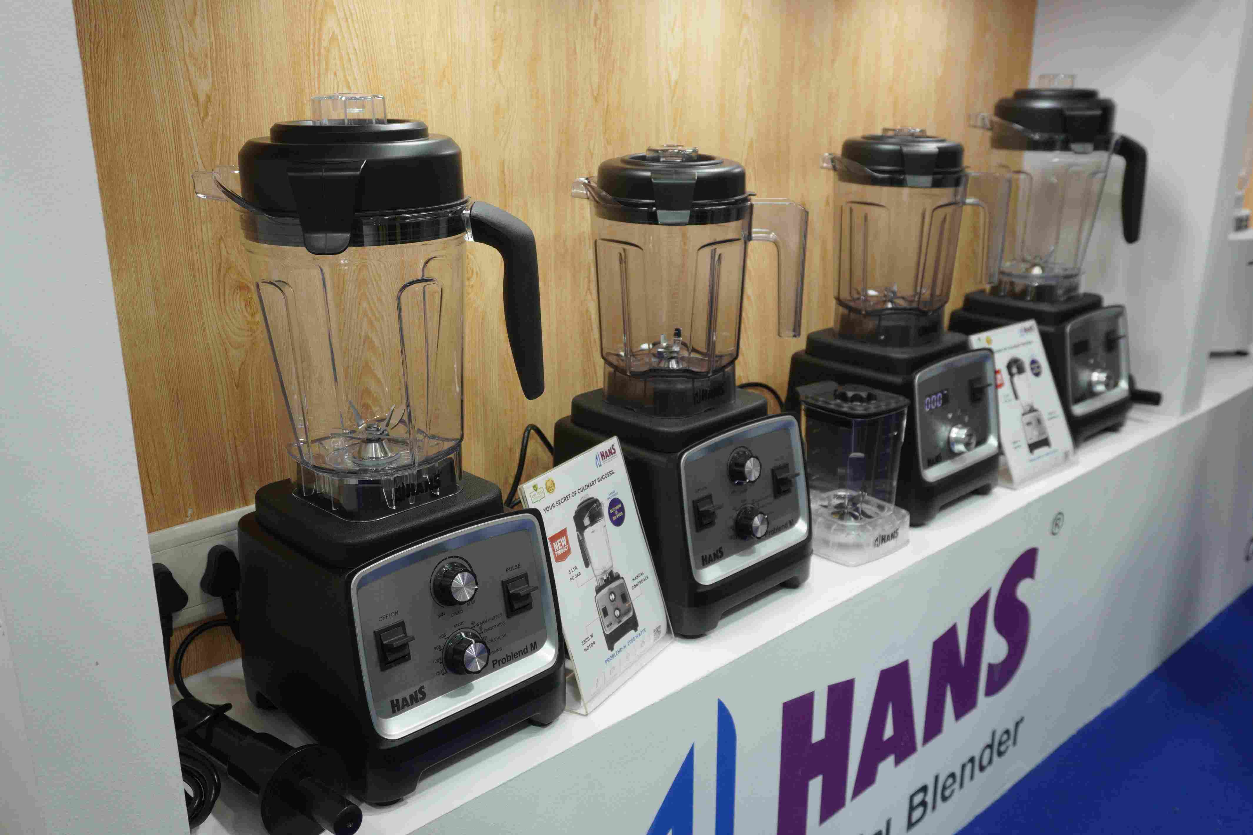Product display wall at AAHAR 2026